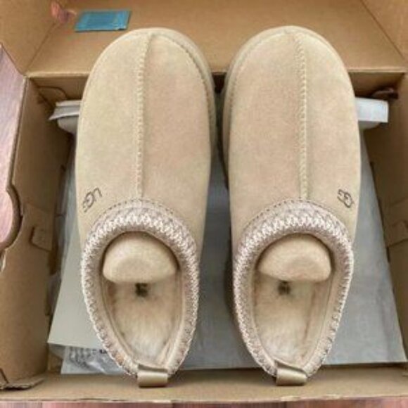 New Ugg Tasman Chestnut Suede Slippers Women's - Picture 6 of 7